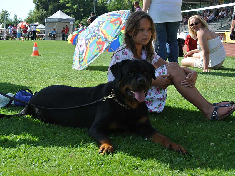 Hindy op de show in Rottweil